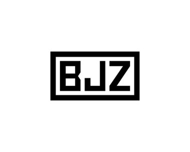 BJZ logo tasarım vektör şablonu. BJZ