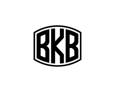 BKB logo tasarım vektör şablonu. BKB