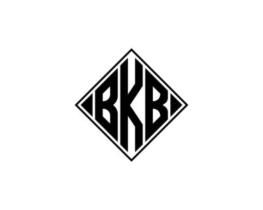 BKB logo tasarım vektör şablonu. BKB
