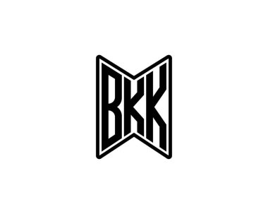 BKK Logo tasarım vektör şablonu. BKK