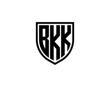 BKK Logo tasarım vektör şablonu. BKK