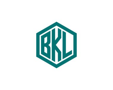 BKL logo tasarım vektör şablonu. BKL