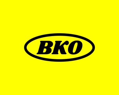 BKO Logo tasarım vektör şablonu. BKO