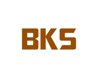 BKS logo tasarım vektör şablonu. BKS