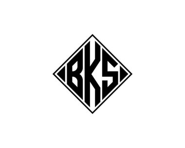 BKS logo tasarım vektör şablonu. BKS