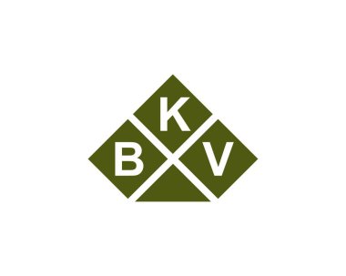 BKV Logo tasarım vektör şablonu. BKV