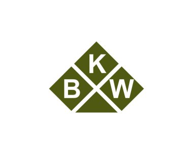 BKW logo tasarım vektör şablonu. BKW