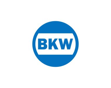 BKW logo tasarım vektör şablonu. BKW