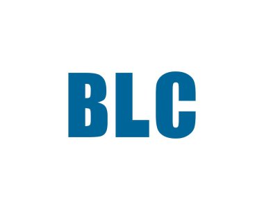 BLC logo tasarım vektör şablonu. BLC