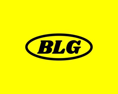 BLG logo tasarım vektör şablonu. BLG
