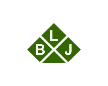 BLJ logo tasarım vektör şablonu. BLJ
