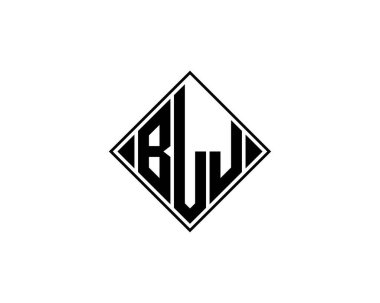 BLJ logo tasarım vektör şablonu. BLJ