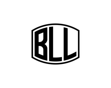 BLL logo tasarım vektör şablonu. BLL