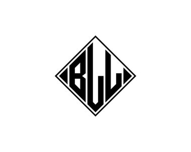 BLL logo tasarım vektör şablonu. BLL