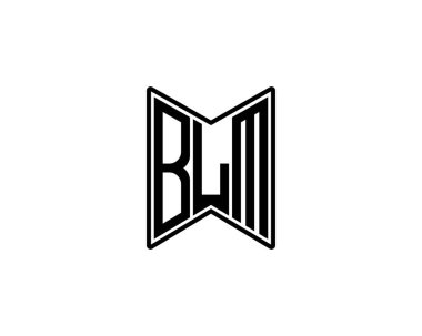 BLM logo tasarım vektör şablonu. BLM
