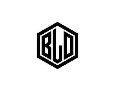 BLO logo tasarım vektör şablonu. BLO