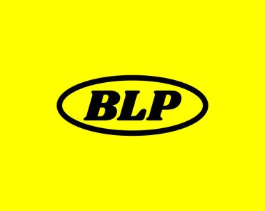 BLP logo tasarım vektör şablonu. BLP