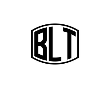BLT logo tasarım vektör şablonu. BLT