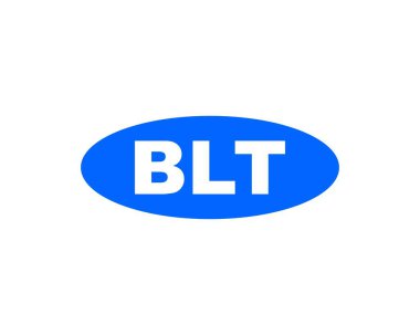 BLT logo tasarım vektör şablonu. BLT