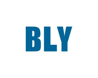 BLY Logo tasarım vektör şablonu. BLY