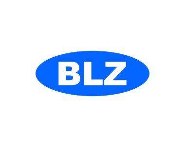 BLZ logo tasarım vektör şablonu. BLZ