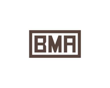 BMA logo tasarım vektör şablonu. BMA