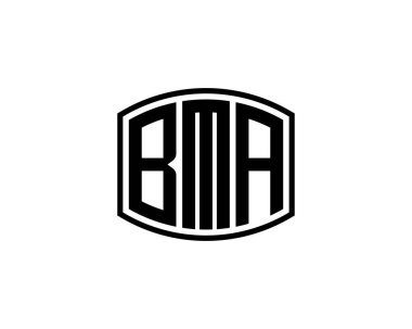 BMA logo tasarım vektör şablonu. BMA