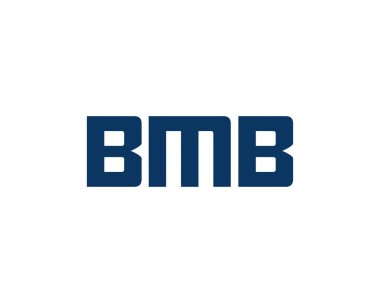 BMB Logo tasarım vektör şablonu. BMB