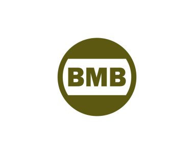 BMB Logo tasarım vektör şablonu. BMB