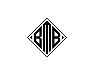 BMB Logo tasarım vektör şablonu. BMB