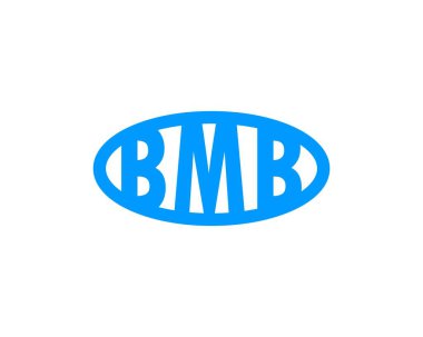 BMB Logo tasarım vektör şablonu. BMB