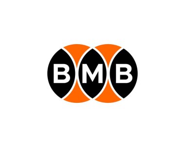 BMB Logo tasarım vektör şablonu. BMB