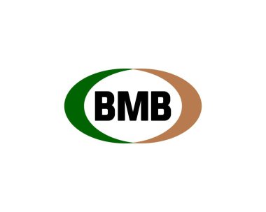 BMB Logo tasarım vektör şablonu. BMB