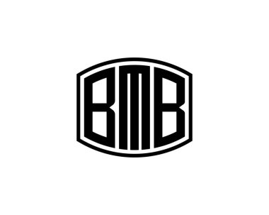 BMB Logo tasarım vektör şablonu. BMB