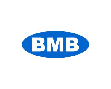BMB Logo tasarım vektör şablonu. BMB