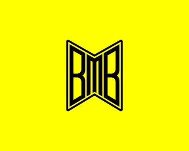 BMB Logo tasarım vektör şablonu. BMB
