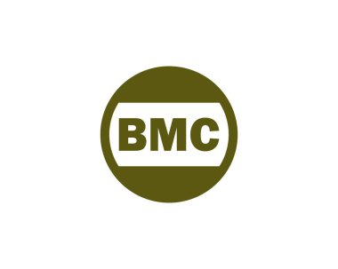 BMC logo tasarım vektör şablonu. BMC
