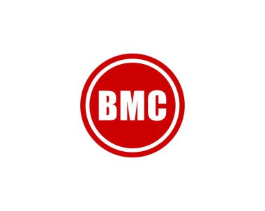 BMC logo tasarım vektör şablonu. BMC
