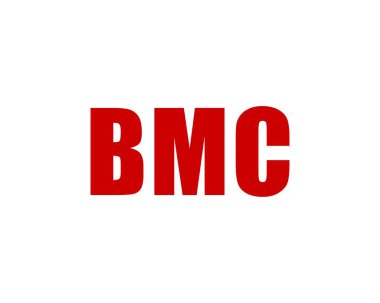 BMC logo tasarım vektör şablonu. BMC