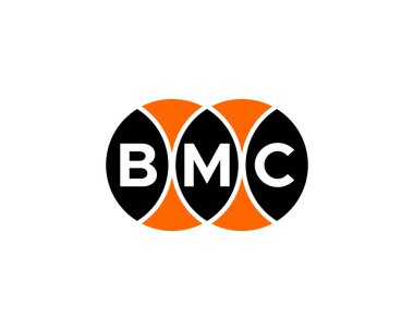 BMC logo tasarım vektör şablonu. BMC