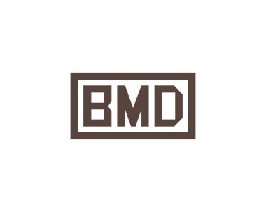 BMD logo tasarım vektör şablonu. BMD