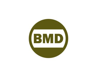 BMD logo tasarım vektör şablonu. BMD