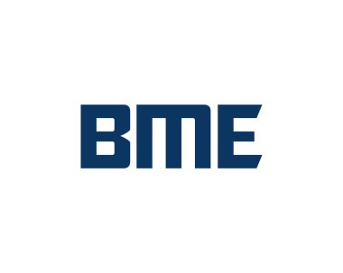 BME logo tasarım vektör şablonu. BME