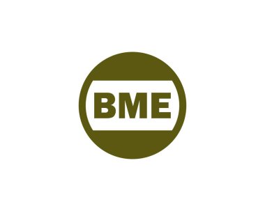 BME logo tasarım vektör şablonu. BME
