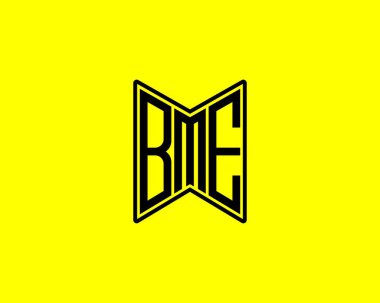 BME logo tasarım vektör şablonu. BME