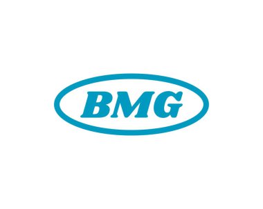 BMG logo tasarım vektör şablonu. BMG