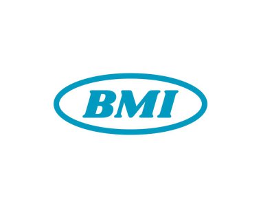 BMI logo tasarım vektör şablonu. BMI