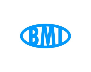 BMI logo tasarım vektör şablonu. BMI