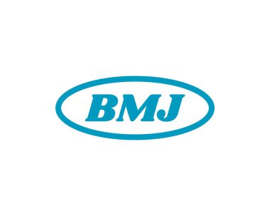 BMJ logo tasarım vektör şablonu. BMJ