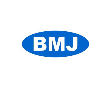 BMJ logo tasarım vektör şablonu. BMJ